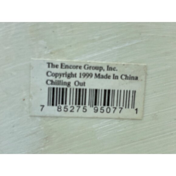 Snowman Family Figurine By Encore Group 1999 "Stayin Cool" Winter Scene Decor - Picture 5 of 16